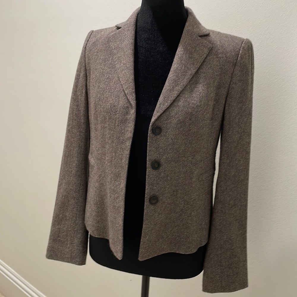 Brown wool blazer